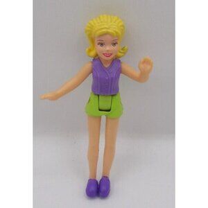 McDonald's Polly Pocket Doll ©2003 4"Blonde Hair Blue Eyes